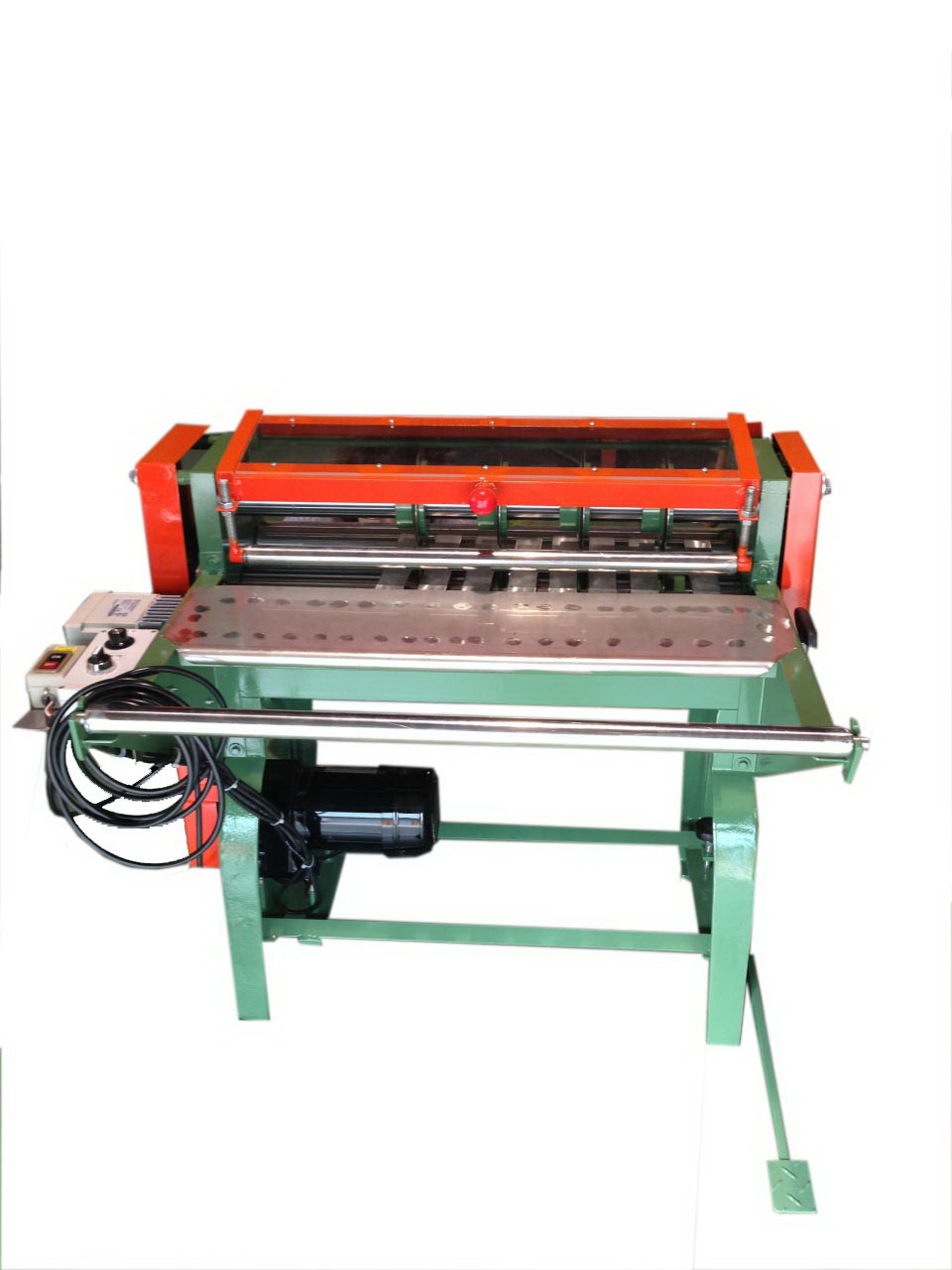 Adjustable Width Slitting Machine Cutting Rubber Strip